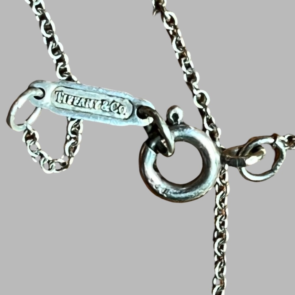Tiffany & Co. Silver Necklace with Turquoise Box - Picture 8 of 12